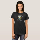 T-shirt Canvasback Duck avec texte personnalisé (Devant entier)