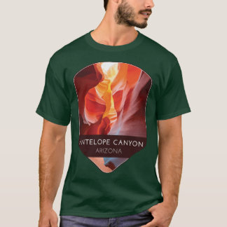 T-shirt Canyon Antelope Arizona rétro