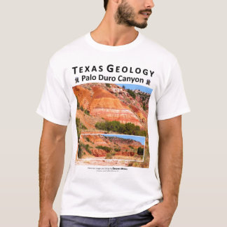 T-shirt Canyon II de Duro de Palo - vue d'un lit de crique