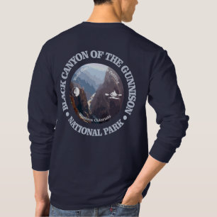 T-shirt Canyon noir du Gunnison NP (c)