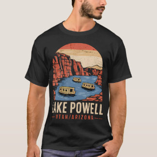 T-shirt Canyon Vintage Lake Powell Utah Arizona Rétro