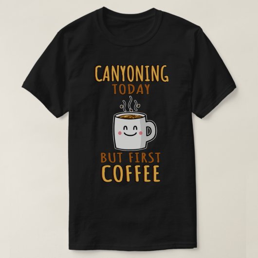 T-shirt Canyoning agréable (Design devant)