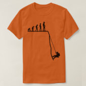 T-shirt Canyoning Randonnée Canyoneering Abseiling Evoluti (Design devant)
