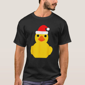 T-shirt Caoutchouc Amant Noël Santa Hat Funny Rubber