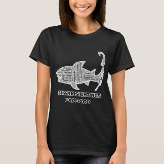 T-shirt Cap Cod Shark Sightings Shark Ocean