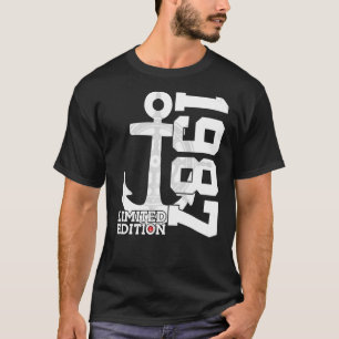 T-shirt Capacité 35 ans 1987 Marin 35e anniversaire