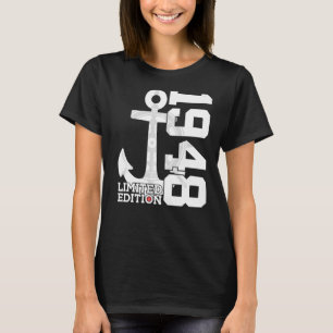 T-shirt Capacité 74 ans 1948 Marin 74e anniversaire