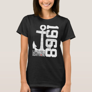 T-shirt Capacité de 54 ans Marin de 1968 54e anniversaire