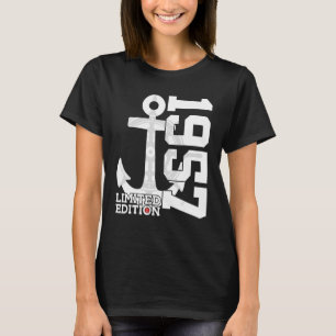T-shirt Capacité de 65 ans 1957 marin 65e anniversaire