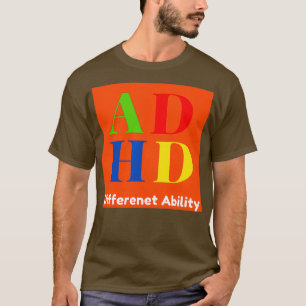 T-shirt Capacité différente du TDAH