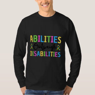 T-shirt Capacités par rapport aux déficiences Sensibilisat