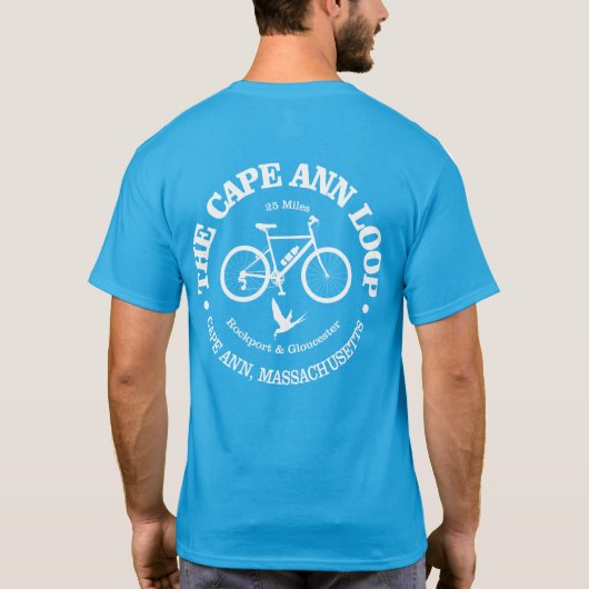 T-shirt Cape Ann Loop (cyclisme) (Dos)