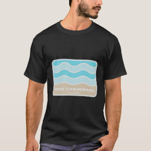 T-shirt Cape Canaveral Floride Fl Waves Beach