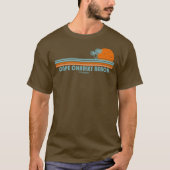 T-shirt Cape Charles Beach Virginia Sun Palm Trees (Devant)