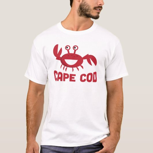 T-shirt Cape Cod - Funny Red Crab (Devant)