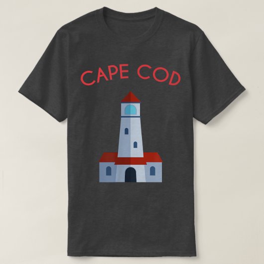 T-shirt Cape Cod Lighthouse Boston MA Nouvelle Angleterre2 (Design devant)