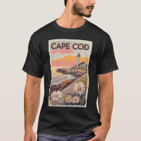 Cape Cod Massachusetts Art de voyage pictural Rétr