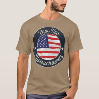 T-shirt Cape Cod - Massachusetts patriotiques Souvenir T-S