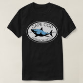 T-shirt Cape Cod Massachusetts Pêche Fish Beach Bateau (Design devant)