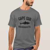 T-shirt Cape Cod Massachusetts Requin | Cool Cape Cod Shar (Devant)