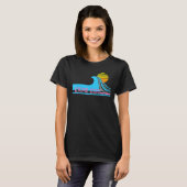 T-shirt Cape Cod Retro 80s Style Surf Tee (Devant entier)