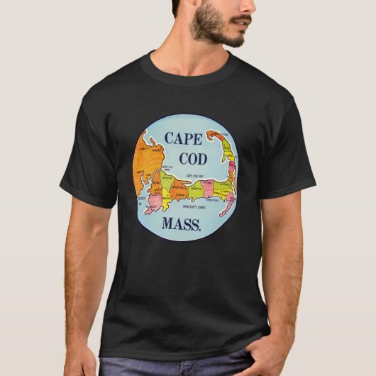 T-shirt Cape Cod vintage (Devant)