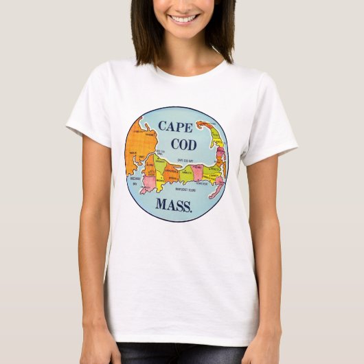 T-shirt Cape Cod vintage (Devant)
