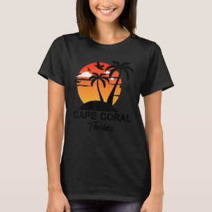 T-shirt Cape Coral Florida Plage de vacances Famille tropi