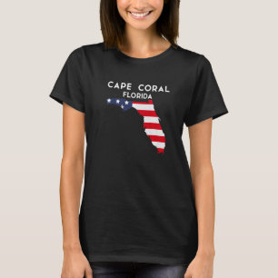 T-shirt Cape Coral Florida USA State America Travel Florid