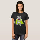 T-shirt Cape d'Halloween de lapin (Devant entier)