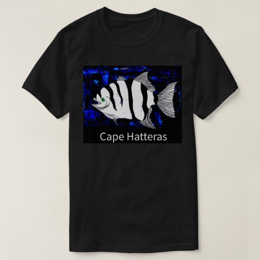 T-shirt Cape Hatteras Spadefish (Design devant)