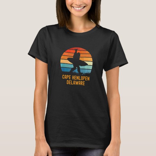 T-shirt Cape Henlopen Delaware Sasquatch (Devant)