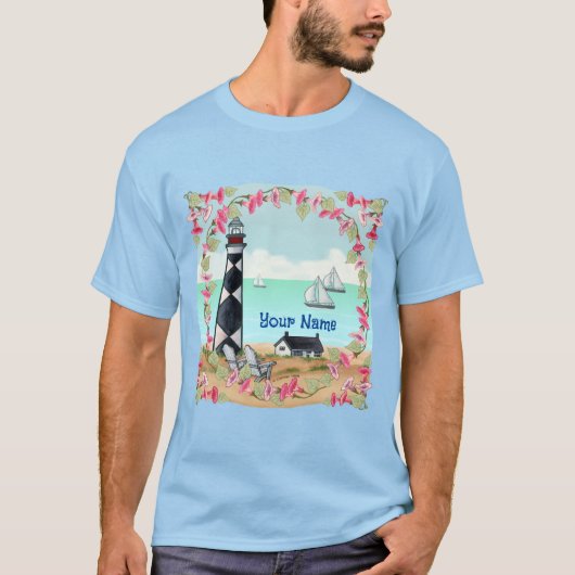 T-shirt Cape Lookout Lighthouse (Devant)