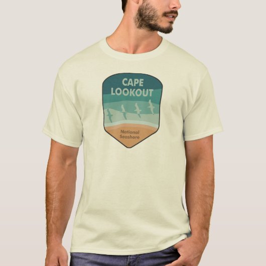 T-shirt Cape Lookout National Seaguls (Devant)