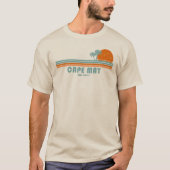 T-shirt Cape May New Jersey Sun Palm Trees (Devant)