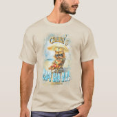 T-shirt Cape San Blas Florida Beach Lounge Cat (Devant)