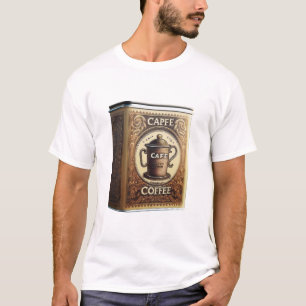 T-shirt Capfe Coffee Co. Ancien Tin À Café