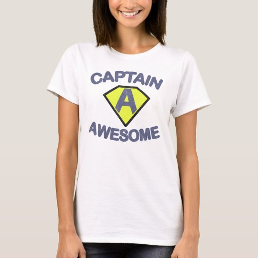 T-shirt Capitaine Awesome (Devant)