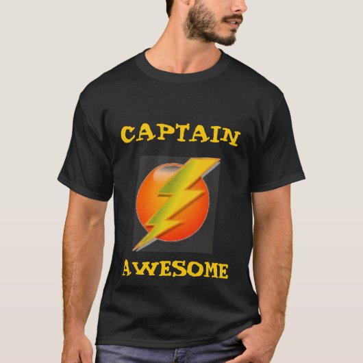 T-shirt Capitaine Awesome (Devant)