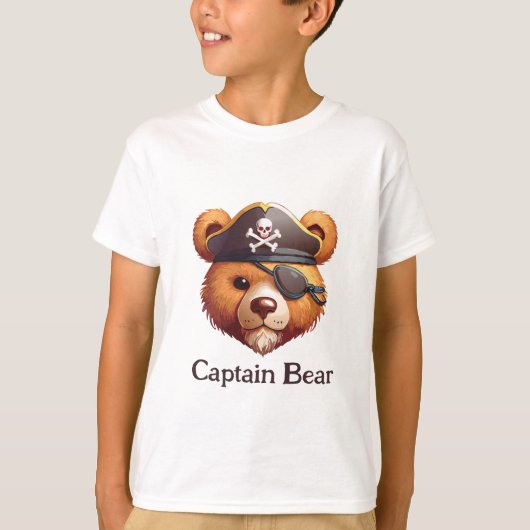 T-shirt Capitaine Bear (Devant)