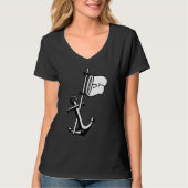 T-shirt Capitaine Boat Ancre Capitaine (Devant)