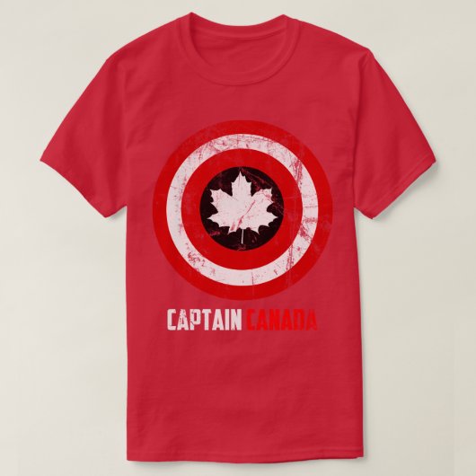 T-shirt Capitaine Canada (Design devant)