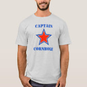 T-shirt Capitaine Cornhole (Devant)