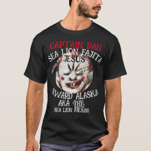 T-SHIRT CAPITAINE DAN LION DE MER FAJITA JÉSUS SEWARD AK 2