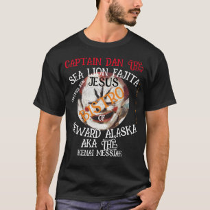 T-SHIRT CAPITAINE DAN LOUTRE DE MER FAJITA JÉSUS SEWARD AK