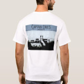 T-shirt Capitaine Dave - baie de Copano, TX (Dos)