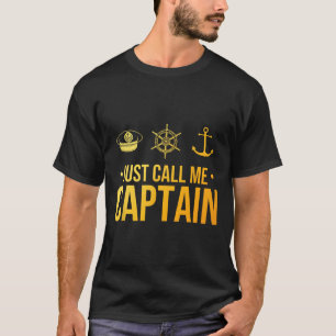 T-shirt Capitaine de bateau cool Art pour hommes femmes vo