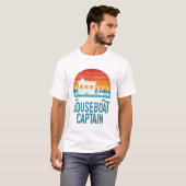 T-shirt Capitaine de bateau domestique (Devant entier)