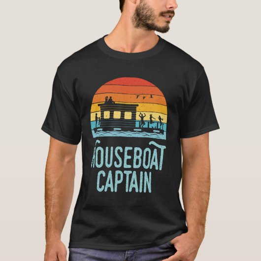 T-shirt Capitaine de bateau domestique (Devant)