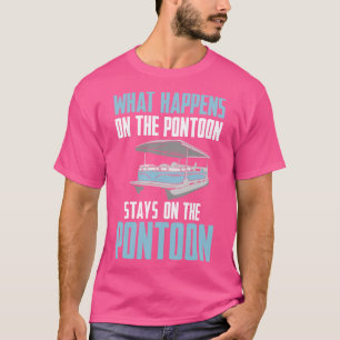 T-shirt Capitaine de bateau Pontoon